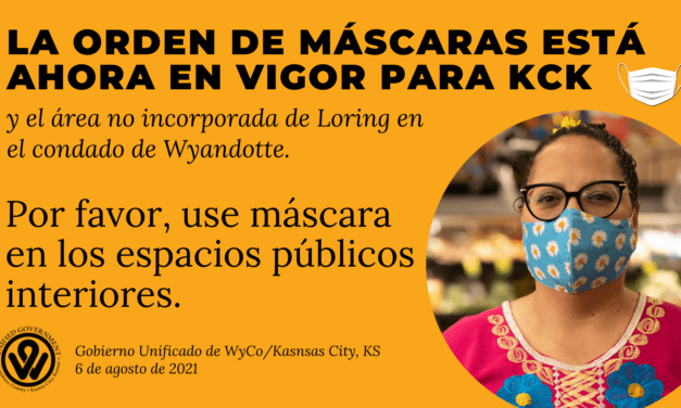 El Uso de Mascarillas en Kansas City, KS es Clave Para Frenar el Aumento de Nuevos Casos de COVID-19