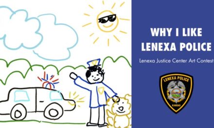 Concurso de dibujo para mostrar aprecio al Departamento de Policía de Lenexa