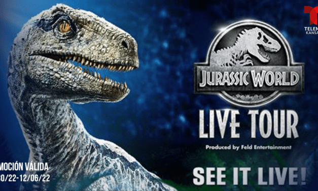 Sorteo de boletos para Jurassic World Live Tour