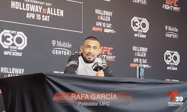 Rafa García llega a Kansas City para UFC Fight Night