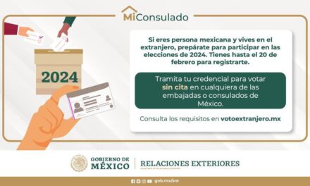 Consulado de México realizará jornada especial de credencialización