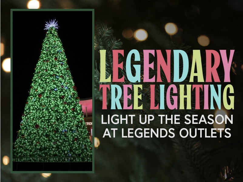 Celebra la Temporada Navideña en Legends Outlets con el Encendido del Árbol Navideño